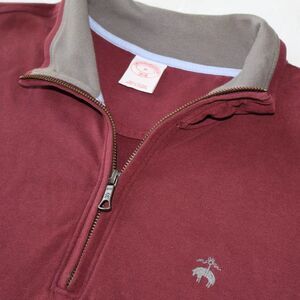 Brooks Brothers Burgundy Quarter Zip MEDIUM